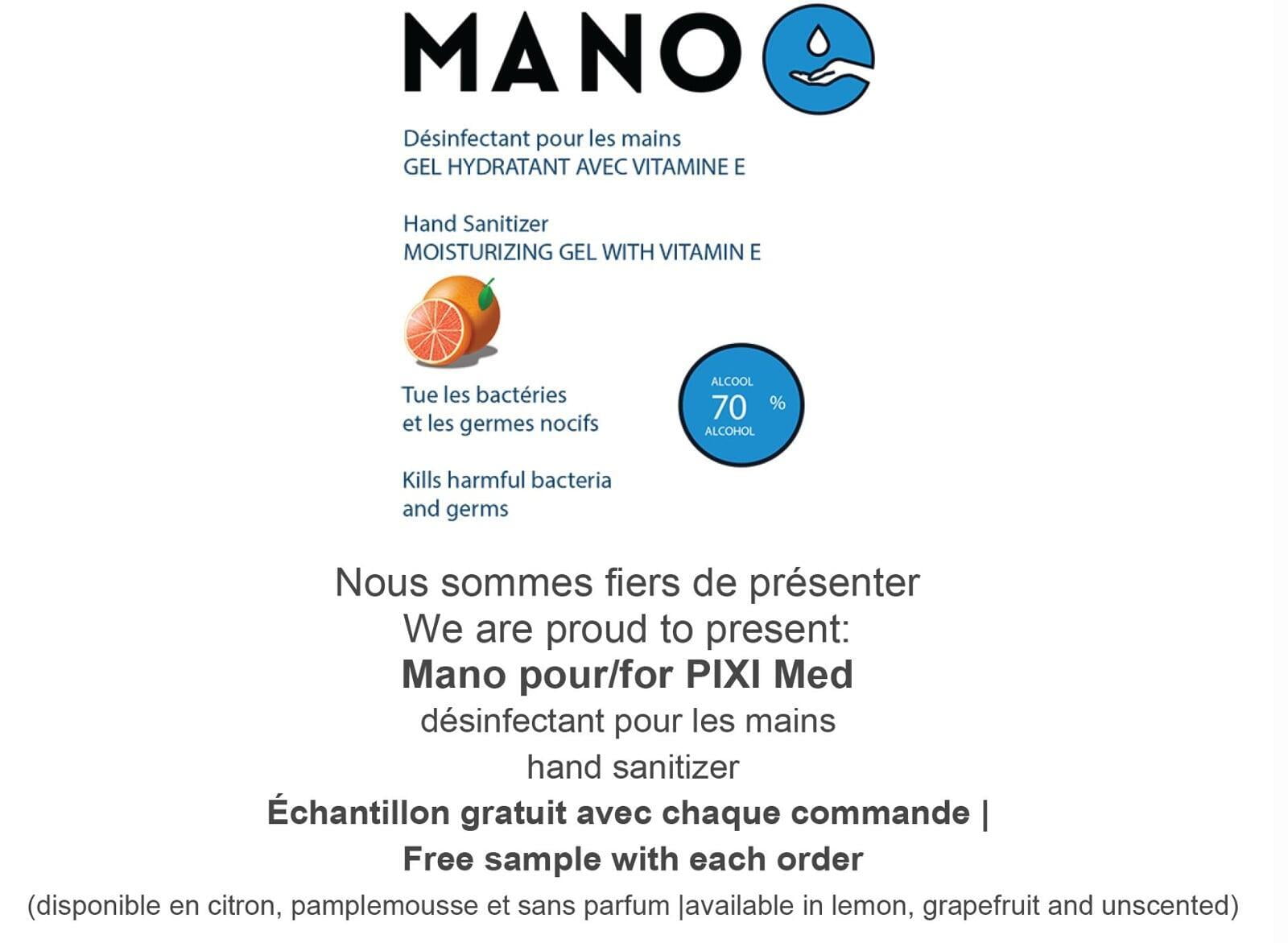 Présentation de | Introducing Mano par/by PIXI Med 