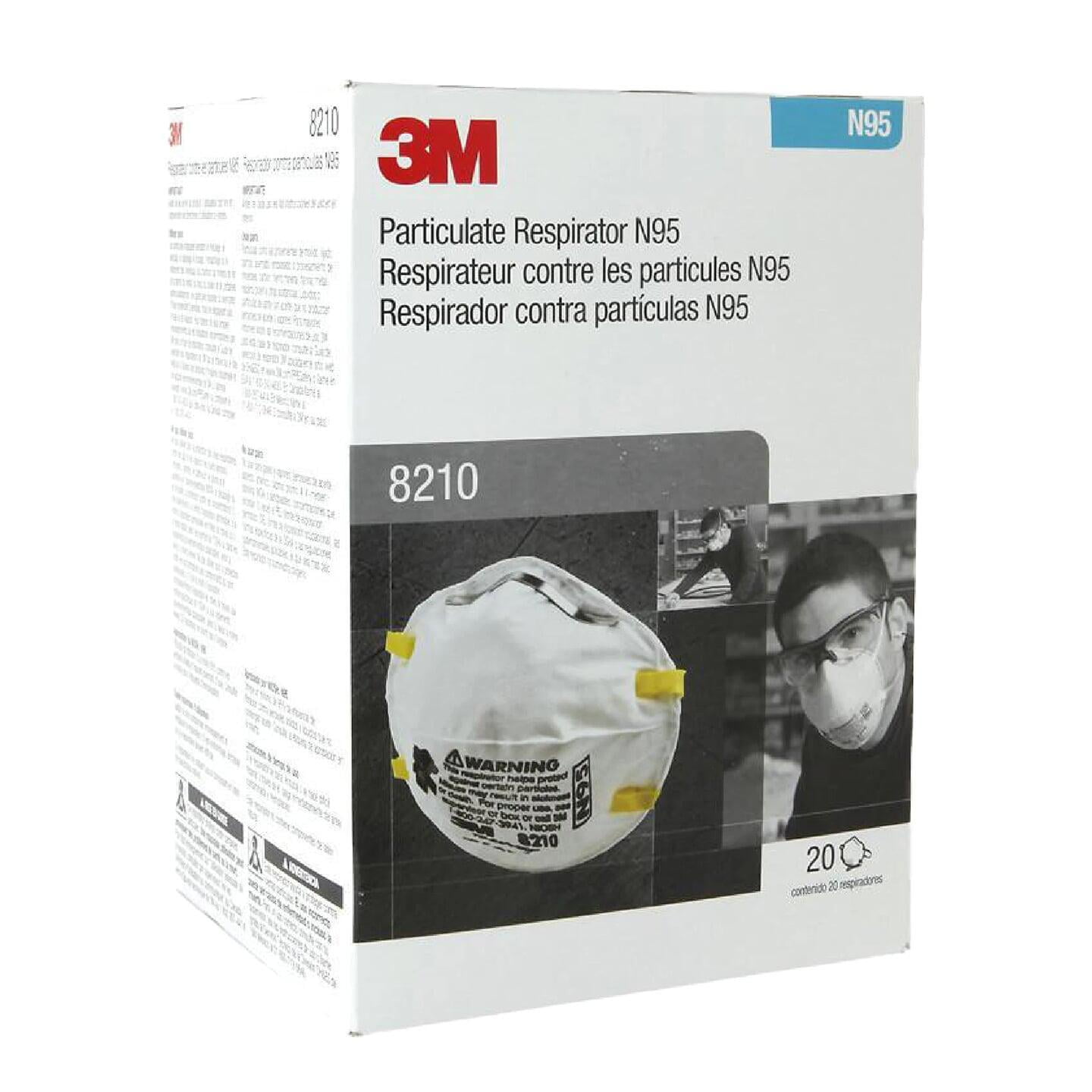 3M NIOSH N95 8210 Masks