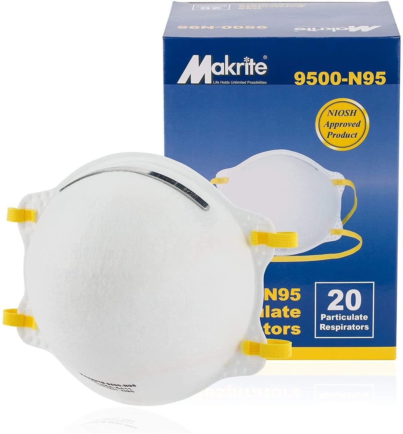 Makrite NIOSH N95 9500 Masks